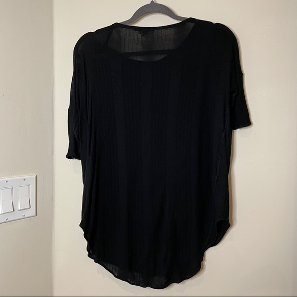 Wilfred black ribbed tee - Picture 2 of 4